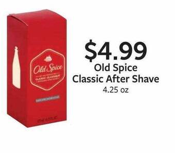 Fareway Old spice classic after shave offer