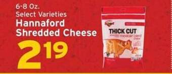 Hannaford Hannaford shredded cheese offer