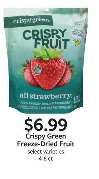 Fareway Crispy green freeze-dried fruit offer