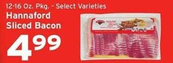 Hannaford Hannaford sliced bacon offer