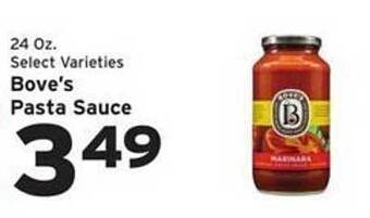 Hannaford Bove's pasta sauce offer