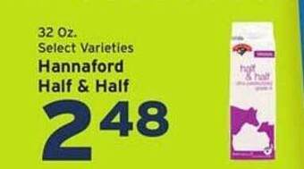 Hannaford Hannaford half & half offer