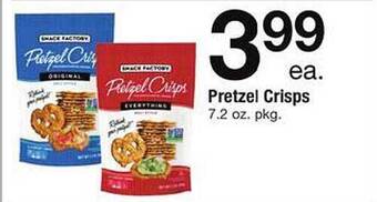 Safeway Pretzel crisps offer