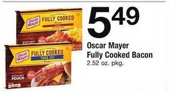 Safeway Oscar mayer fully cooked bacon offer