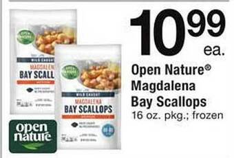 Safeway Open nature magdalena bay scallops offer