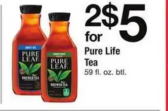 Safeway Pure life tea offer