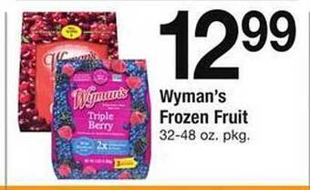 Safeway Wyman's frozen fruit offer