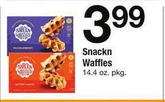 Safeway Snackn waffles offer
