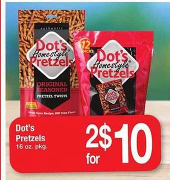 Safeway Dot's pretzels offer
