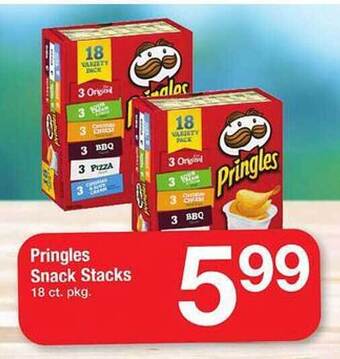 Safeway Pringles snack stacks offer