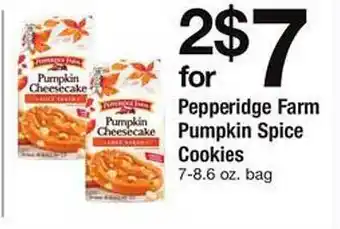 Safeway Pepperidge farm pumpkin spice cookie offer