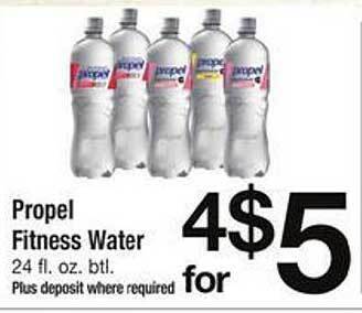 Safeway Propel fitness water offer