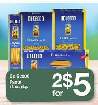 Safeway De cecco pasta offer