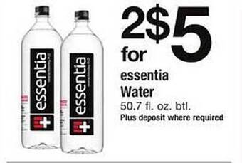 Safeway Essentia water offer