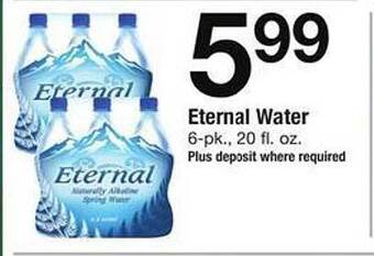 Safeway Eternal water offer