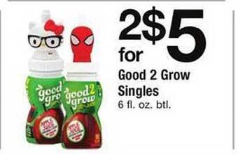 Safeway Good 2 grow singles offer