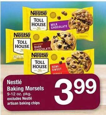 Safeway Nestlé baking morsels offer