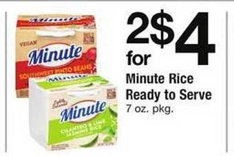 Safeway Minute rice ready to serve offer
