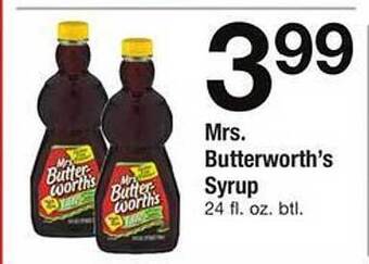 Safeway Mrs. butterworth's syrup offer