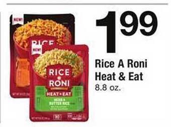 Safeway Rice a roni heat & eat offer