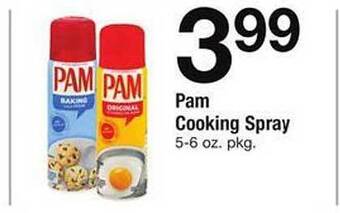 Safeway Pam cooking spray offer