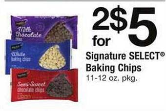 Safeway Signature select baking chips offer