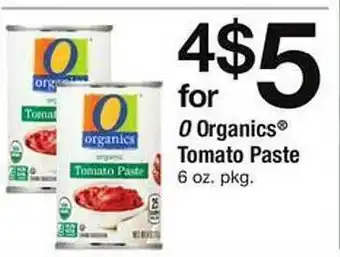 Safeway O organics tomato pasta offer
