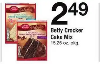 Safeway Betty crocker cake mix offer