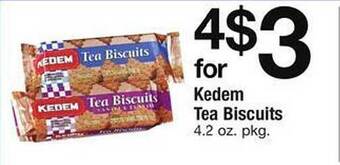 Safeway Kedem tea biscuits offer