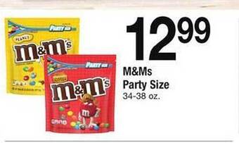 Safeway M&m's party size offer