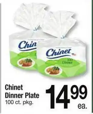 Safeway Chinet dinner plate offer