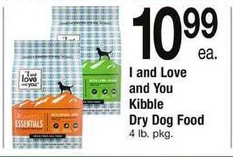 Safeway I and love and you kibble dry dog food offer