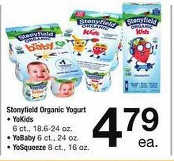 Safeway Stonyfield organic yogurt offer