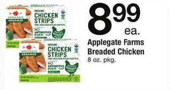 Safeway Applegate farms breaded chicken offer