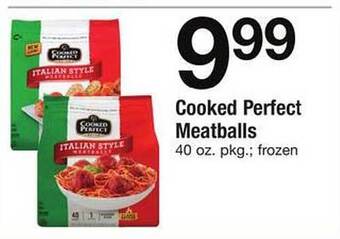 Safeway Cooked perfect meatballs offer