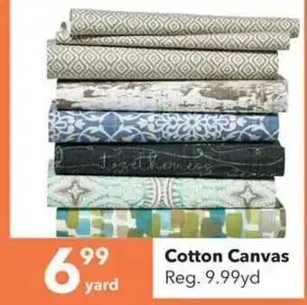 JOANN Cotton Canvas offer