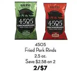 Bristol Farms Fried pork rinds offer