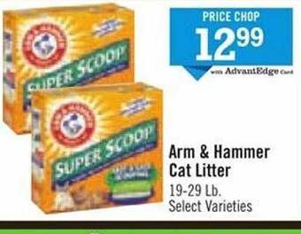 Price Chopper Arm & hammer cat litter offer