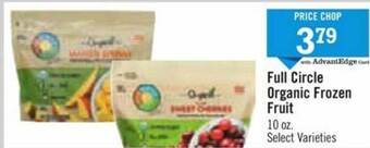 Price Chopper Full circle organic frozen fruit offer