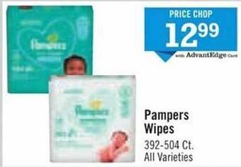 Price Chopper Pampers wipes offer