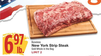 Amigos United Boneless New York Strip Steak offer
