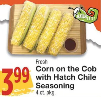 Fresh Corn on the Cob with Hatch Chile Seasoning