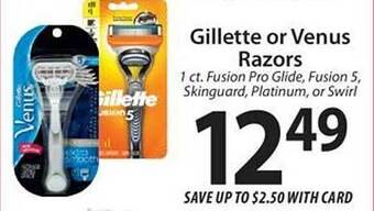 ACME Gillette or venus razors offer