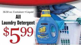Morton Williams All laundry detergent offer