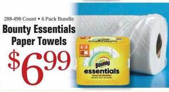 Morton Williams Bounty essentials paper towels offer