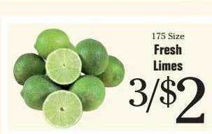 Morton Williams Fresh limes offer