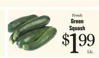 Morton Williams Green squash offer