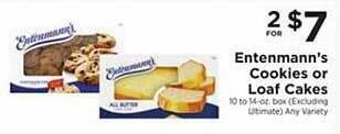 ShopRite Entenmann's cookies or loaf cakes offer