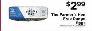ShopRite The farmer's hen free range eggs offer