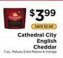 ShopRite Cathedral city english cheddar offer